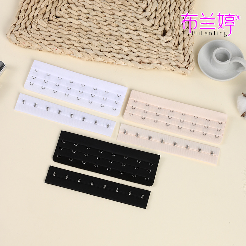 Three-Row Eight-Buckle Bra Matching Cloth Hook Abdominal Belt Female Buckle Tunic Female Buckle Underwear Rear Buckle Hook