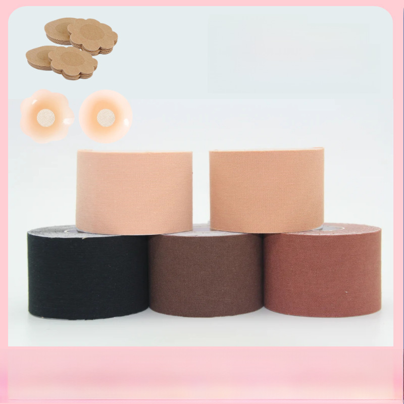 lifting chest stickers boobtape invisible gathering sports tape muscle stickers non-woven silicone milk stickers