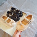 Girls Small Leather Shoes Autumn Soft Sole Fashion Pearl Bow Children Princess Shoes Little Girl Shoes