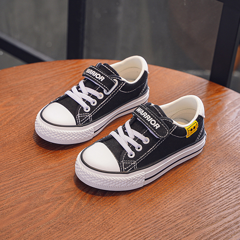 Huili children's shoes girls canvas shoes spring and autumn children's board shoes big children's shoes summer boys cloth shoes