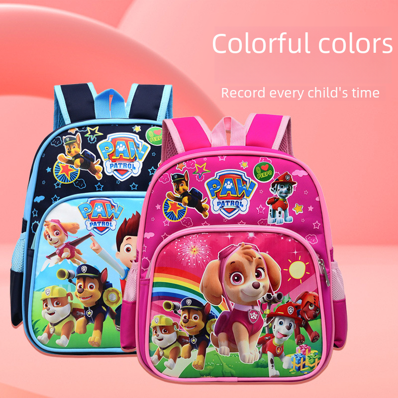 kindergarten school bag manufacturers cartoon children's backpack light boys and girls shoulder bag spot