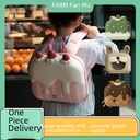 zoyzoii Kindergarten Schoolbag Angel Backpack Rainbow Donut Rabbit Backpack Christmas School Gift