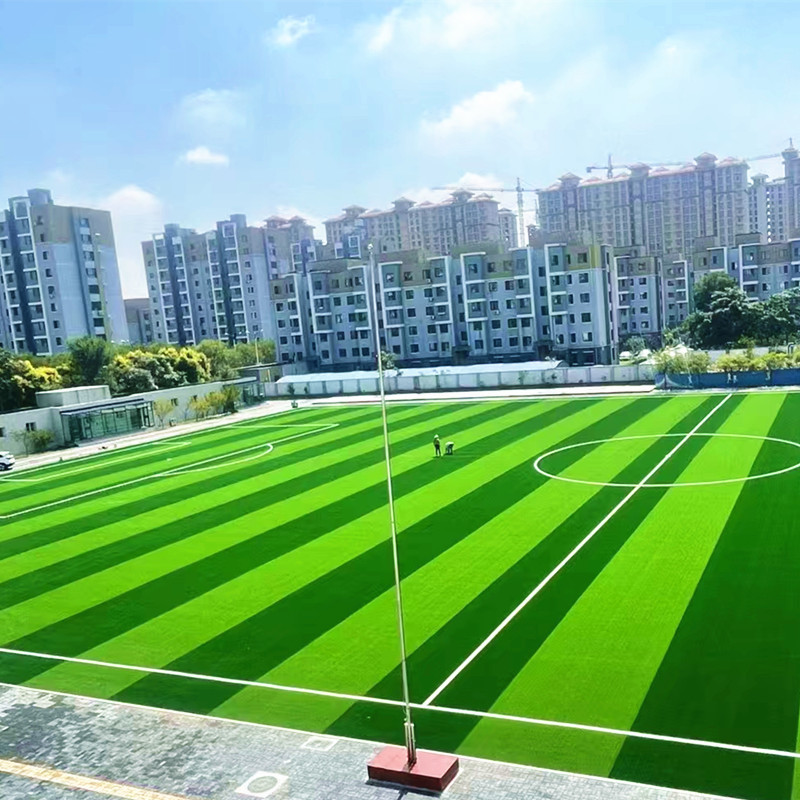 Factory football field simulation lawn artificial artificial artificial turf floor outdoor carpet indoor green lawn mat