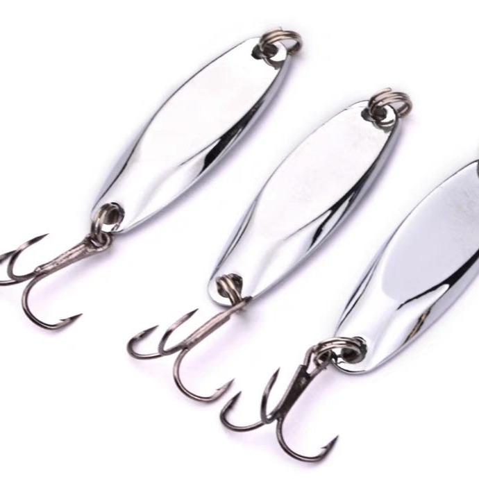 Oblique long-cut Luoya sequins best-selling iron plate fishing beak catfish freshwater sea fishing iron plate submerged bait