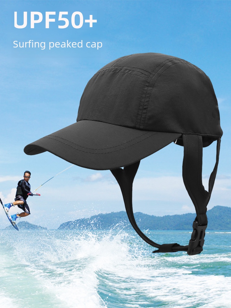 sun protection peaked cap men's summer UPF50 + outdoor paddling surfing sun hat hiking fishing cover face sun hat