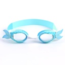 Children's adult outdoor sports goggles waterproof anti-fog set silicone swimming cap HD glasses set