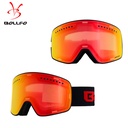 Factory in stock outdoor sports skiing large view cylindrical double-layer anti-fog anti-snow blind ski glasses winter men and women