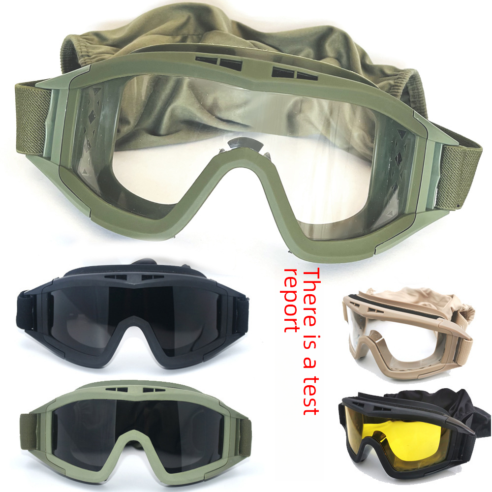 Spot Desert Locust army fan Tactical goggles labor protection windproof anti-fall special goggles anti-fog bulletproof CS equipment