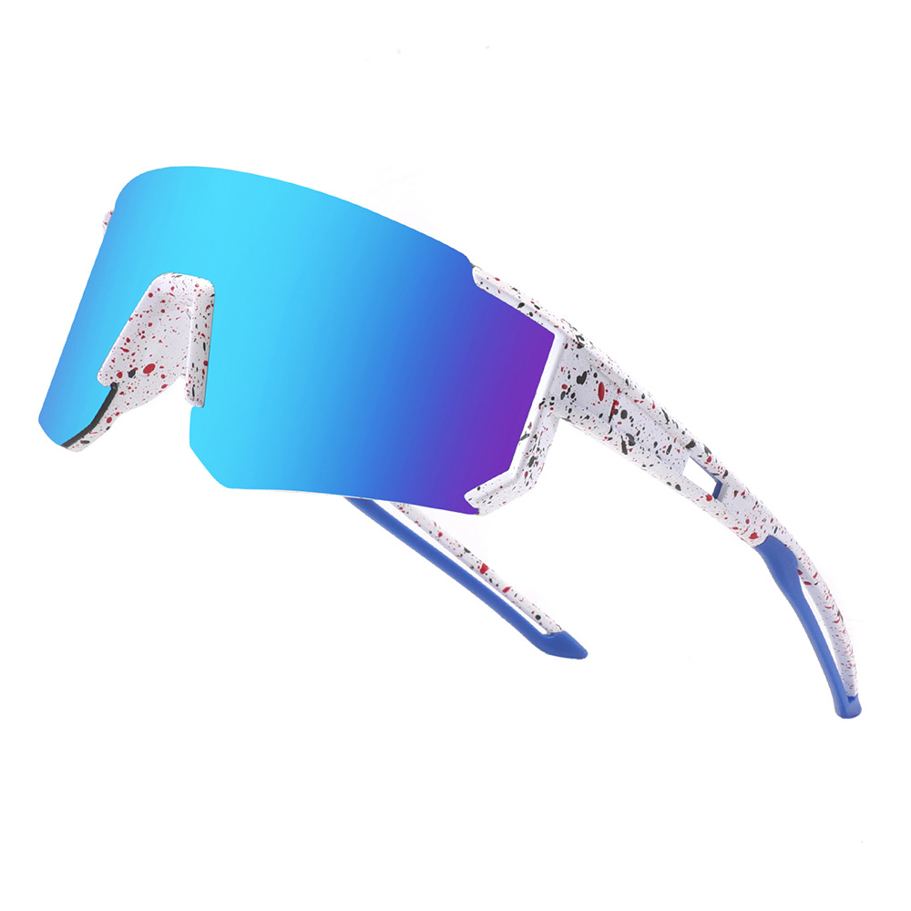 youth riding sports glasses large frame one-piece colorful sunglasses boys and girls outdoor sunglasses KS016