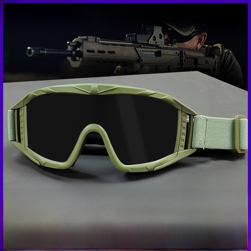 Russian Tactical Glasses V50 Bullet-proof Shooting Goggles Anti-fog Desert Locust Anti-impact Sand-proof Equipment