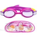 Factory Direct supply candy color silicone children's swimming glasses diving goggles bag cute transparent swimming goggles children