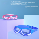 Xinhang 2019 Summer Children's Large Frame Anti-fog Swimming Goggles Youth Leisure Silicone Waterproof Anti-fog Swimming Goggles