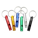 Factory outdoor aluminum alloy whistle outdoor survival referee life whistle fire training trumpet whistle