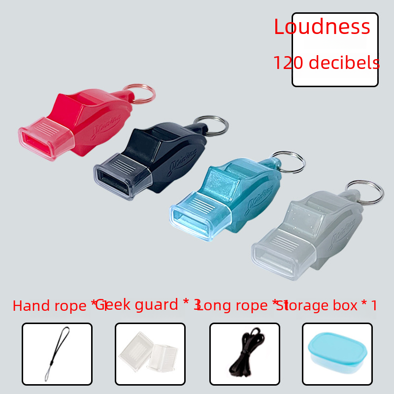Non-Nuclear whistle referee Sports Basketball Game rescue escape outdoor training plastic lanyard command treble
