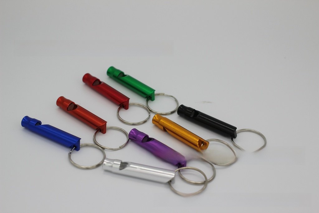 Small Aluminum Alloy Whistle Lifesaving Whistle Referee Training Whistle Outdoor Supplies