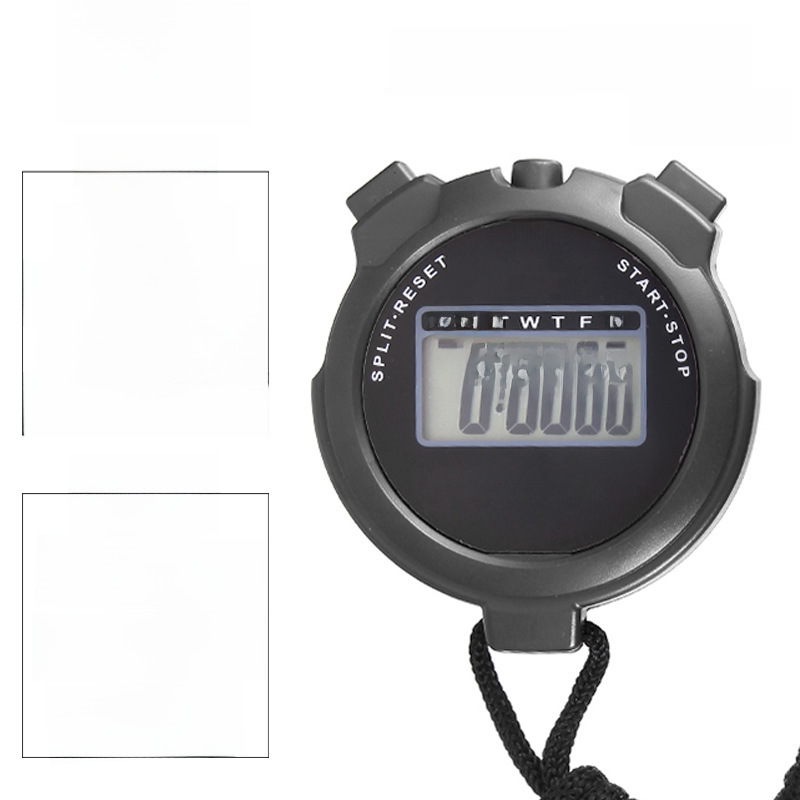 Stopwatch Timer Electronic Stop Watch Two Track Stopwatch Referee Training Fitness Equipment Waterproof Electronic Watch XLJ011