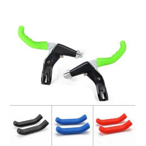 Mountain bike anti-slip silicone brake handle protection Road cover folding brake handle protective cover riding accessories pair
