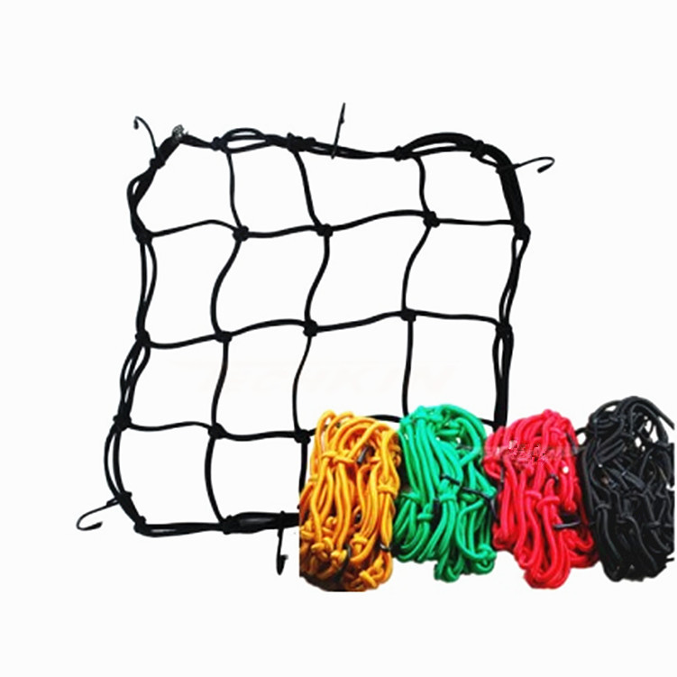 Mountain bike rear frame net cover bicycle luggage cover rubber band Elastic luggage net net pocket helmet net