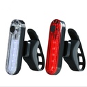 bicycle tail light outdoor riding USB charging COB bright night riding safety warning light riding accessories