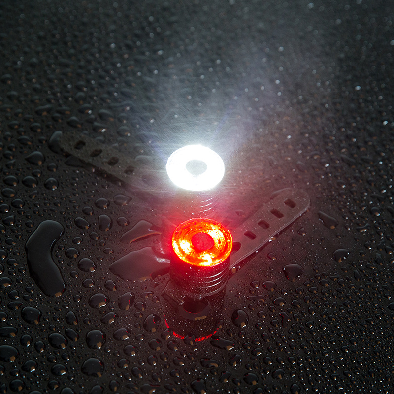 bright portable aluminum alloy bicycle taillight suit outdoor night riding light lighting equipment factory