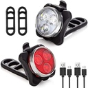 bright energy-saving bicycle front light tail light outdoor night lighting warning light cycling equipment factory