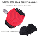 Compatible with Peloton indoor bicycle lock pedal and Venzo bicycle lock pedal lock pedal flat pedal converter