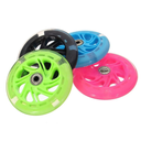 and retail children scooter accessories pu wheel 120 * 20pu flash wheel children bicycle auxiliary wheel