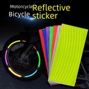 Mountain Wheel Reflective Sticker Rim Sticker Hot Wheels Reflective Sticker Dead Speed Tire Sticker Bicycle Accessories