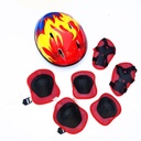 Children's Helmet Protective Set Skating Roller Balance Scooter Helmet Knee Protector 7 Pieces Factory Outlet