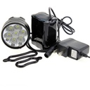 T6 mountain bike headlight 7LED bicycle headlight 7T6 rechargeable bicycle light 6 section 18650 set