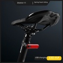 Bicycle Light Night riding LED flash single light USB charging taillight highlight cycling light bicycle accessories 056