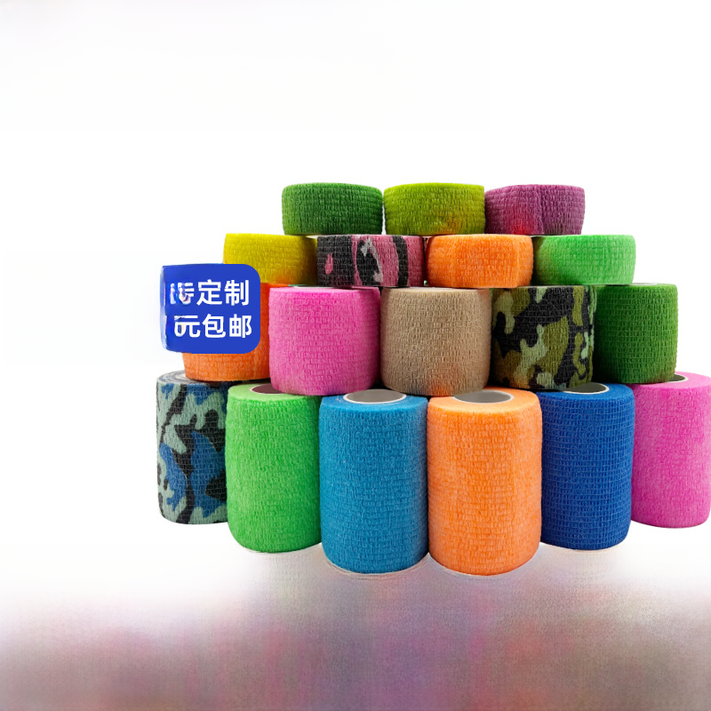 Factory non-woven elastic finger guard self-adhesive bandage sports ankle pet finger bandage elastic bandage