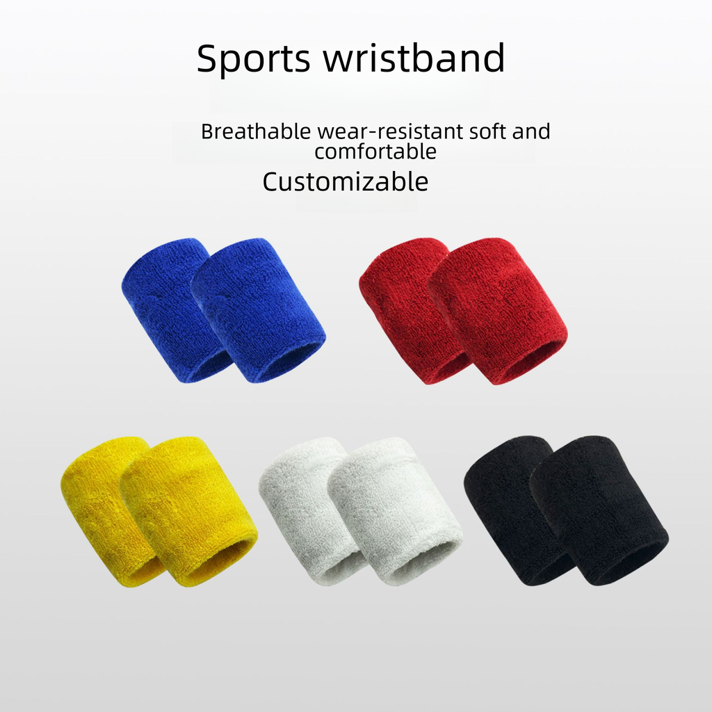 Sports wristband towel sweat wristband adult children Sports wristband fitness basketball wrist guards