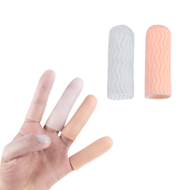 protective finger cover finger protection cover soft water pattern anti-wear five fingers can be used for men and women