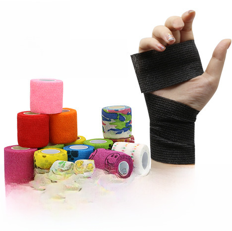 Factory supply non-woven elastic self-adhesive bandage finger tattoo bandage sports pet bandage spot