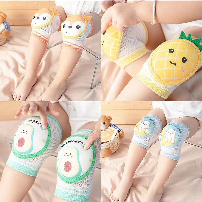 spring and summer baby knee pads children's toddler knee crawling artifact baby loose mouth long tube socks cover