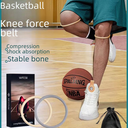 Thin patella with basketball knee force with high-end patella knee joint rope ring rubber band knee pad elastic fixed protection