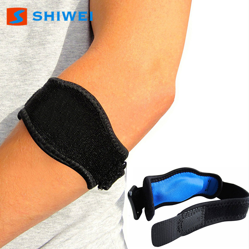 Shiwei custom baseball elbow protector pressurized double buckle EVA anti-collision protection adjustable diving tennis guard