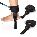 hot-selling adjustable four-ring pedal rope ankle strap elastic rope ankle buckle gantry foot buckle ankle protection strap