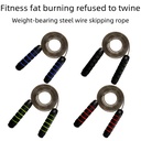 load steel wire rope skipping fitness exercise sports student competition bearing skipping rope sporting goods