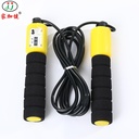 PVC rubber adjustable counting rope skipping egg cotton cover digital rope skipping Test competitive fitness fat reducing rope skipping