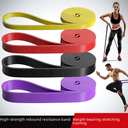 Fitness elastic belt pull-up resistance Belt strength training elastic rope men's and women's yoga stretch auxiliary tension belt