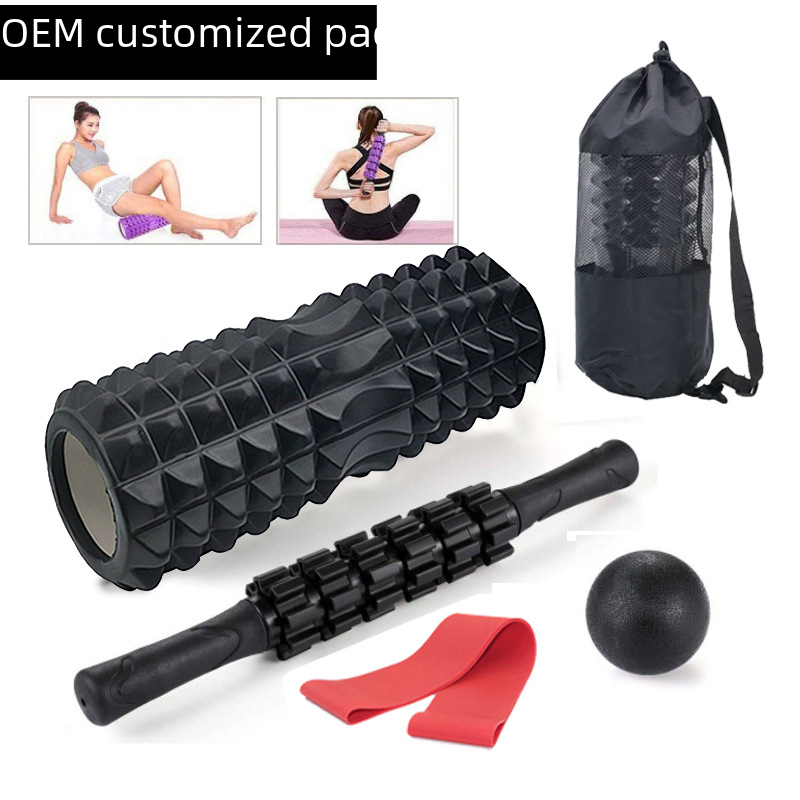 Foam shaft Mace yoga column set foam roller massager muscle relaxation massage stick yoga fitness