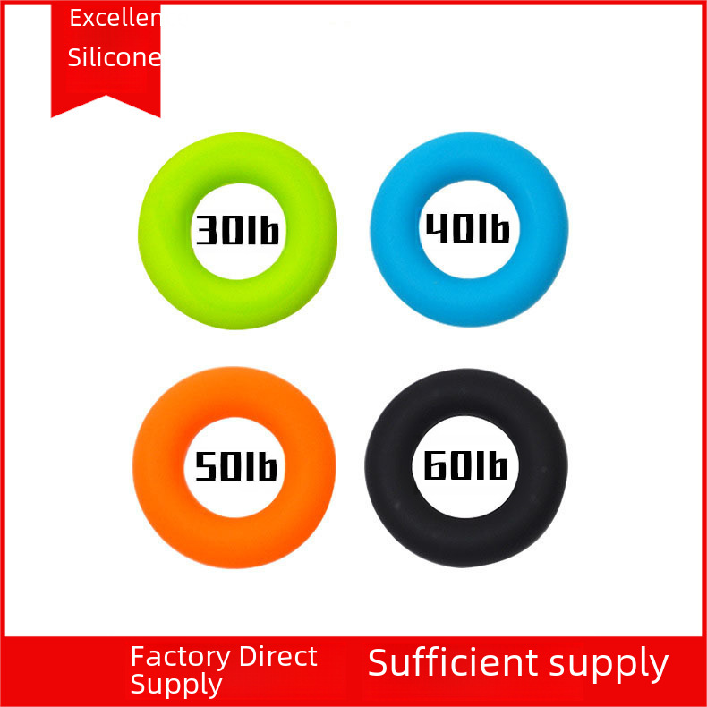 Manufacturers supply pull ball circle fitness device finger exercise trainer round food silicone grip in stock