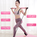 Pilates Stick Fitness Stick Yoga Equipment Household Multifunctional Tension Rope Back Trainer Stretch Rope Stretch Belt