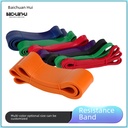 Fitness resistance band latex thickened strength training squat Hip tension band ring yoga auxiliary elastic band