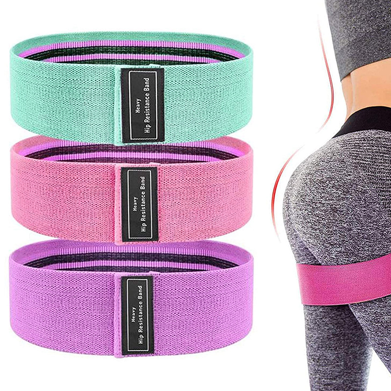 Latex non-slip elastic belt stretch belt stretch belt hip ring beauty hip belt sports fitness yoga supplies resistance belt