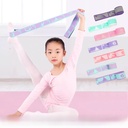 Adult yoga belt segmented correction elastic belt children's dance men's and Women's Open Shoulder stretch yoga training Belt manufacturers