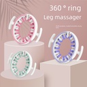 Multifunctional muscle relaxation leg slimming device hand-held roller ring leg massager yoga fitness artifact leg clamping device