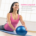Pilates yoga ball straw ball 25cm balance fitness ball gymnastics ball children pregnant women pvc yoga ball factory